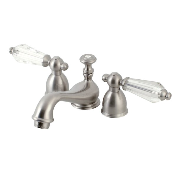 KS3958WLL Wilshire Mini-Widespread Bathroom Faucet W/Brass Pop-Up, Nkl